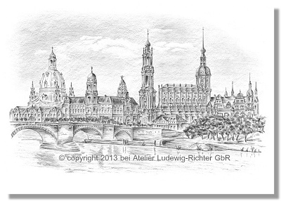 Canalettoblick Dresden